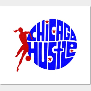 Defunct Chicago Hustle WBL Basketball 1981 Posters and Art